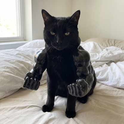 The Buff Cat Arms Everyone's Sharing.